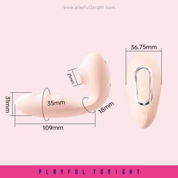 Svakom Tara H Dual-Head Heat Suction Vibrator - Image 7
