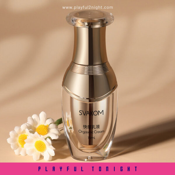 Svakom Women Natural Orgasmic Cream Pump-Action Bottle 15ml - Image 3