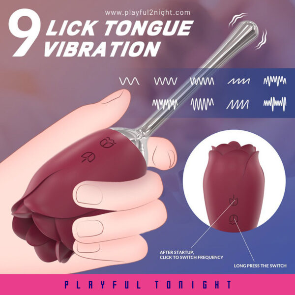 Succubus Rose Intimate Licking Vibrator - Image 3