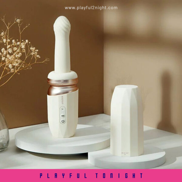 Kistoy Tutu Automatic Plug In Heating App Thrusting Vibrator - Image 3