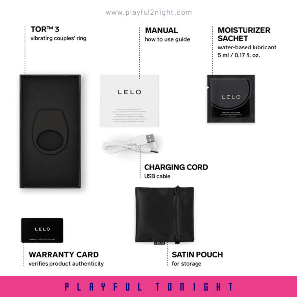 LELO TOR 3 Vibrating Couple's Ring - Image 7