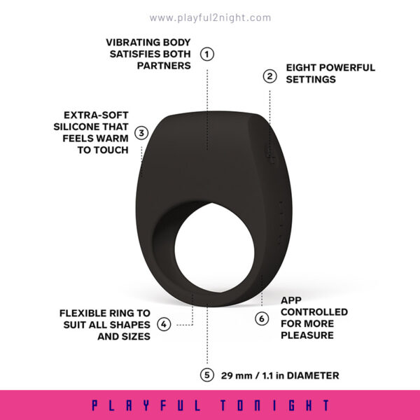 LELO TOR 3 Vibrating Couple's Ring - Image 3