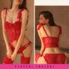 Red Temptation Corset Lace Bodysuit - Image 7
