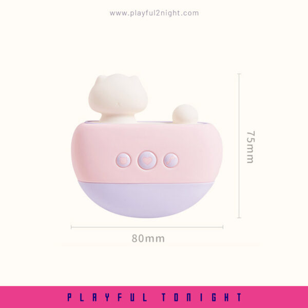 Popocat wandering in the bubble Suction Vibrator Nipple Clamps Delight Set - Image 7