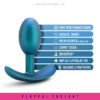 Blush | Anal Adventures Matrix The Nebula Plug Vibrating Inner Ball Butt Plug in - Image 2