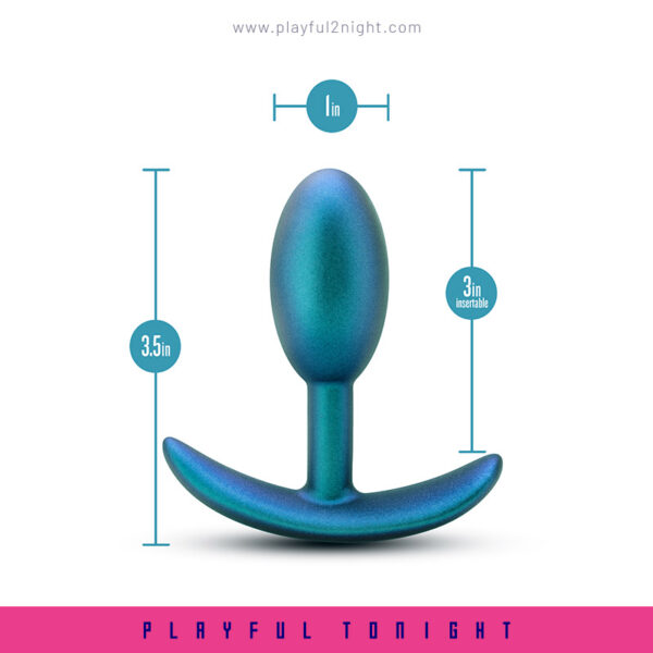 Blush | Anal Adventures Matrix The Nebula Plug Vibrating Inner Ball Butt Plug in - Image 4