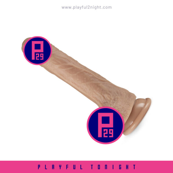 Blush | Dr. Skin Silicone | Dr. Grey Vanilla Rechargeable Thrusting & Vibrating Dildo With Suction Cup Base - Image 7