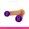 Blush | Renaissance | DaVinci 8 Inch Realistic Dildo With Sliding Foreskin & Squeezable Balls - Dual Density - Liquid Silicone - Tan - Image 7