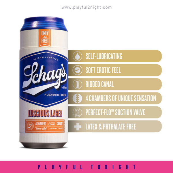 Blush | Schag's Luscious Lager Frosted Masturbator / Stroker - Image 3
