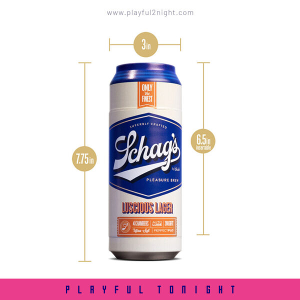 Blush | Schag's Luscious Lager Frosted Masturbator / Stroker - Image 6