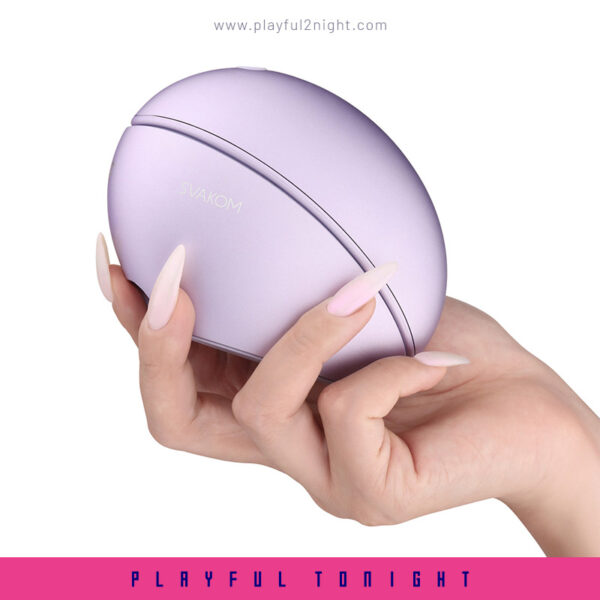 Svakom | Pulse Galaxie App Enabled Pressure Wave Clitoral Stimulator With Starlight Projector - Metallic Lilac - Image 2