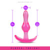 Blush - Curvy Pink 3.5 Inch Anal Plug - Image 4
