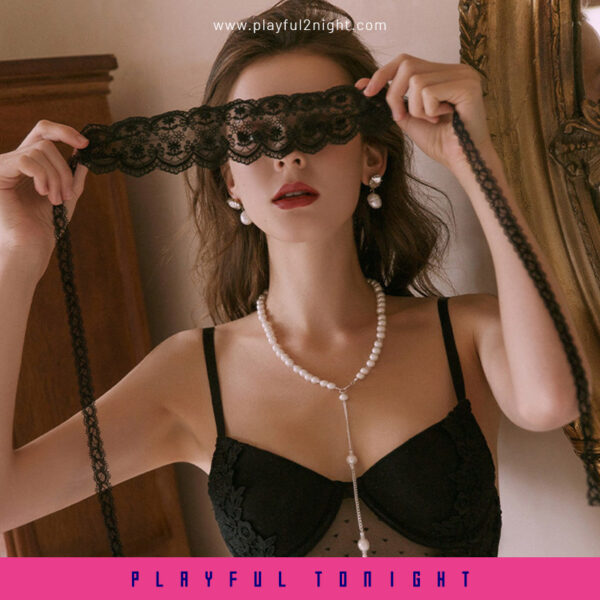 Elegance Lace Eye Veil - Image 4