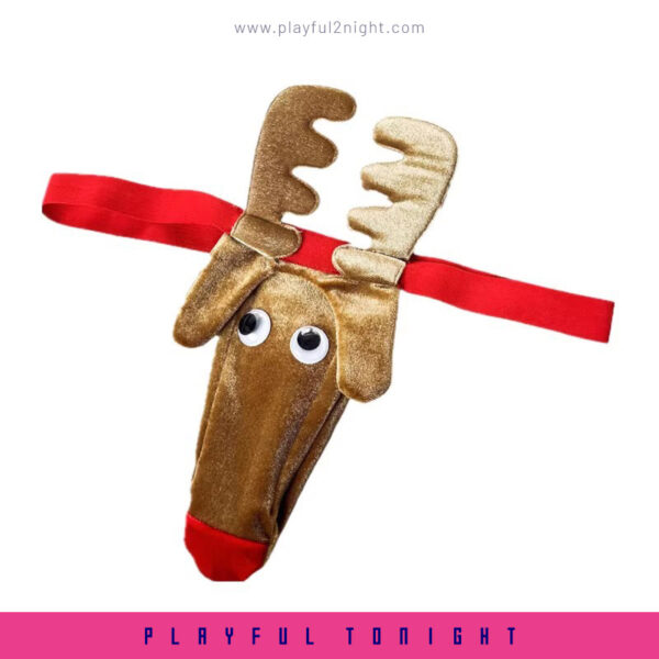 Men's Reindeer Sexy G-String Thong - Image 4