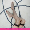 Ruffled Thigh High Fishnet Socks - Image 3