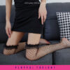 Ruffled Thigh High Fishnet Socks - Image 6