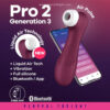SATISFYER Pro 2 Generation 3 Vibrator Red with Connect App - Image 3