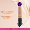 Blush | Dr. Skin Silicone | Dr. Knight Large 10.5 Inch Vibrating, Gyrating And Thrusting Dildo - Image 6