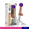 Playful2night_Blush_Dr. Skin Silicone_Dr. Hammer_7 Inch Thrusting Dildo with Handle_Beige