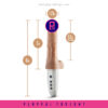 Blush | Dr. Skin Silicone - Dr. Hammer - 7 Inch Thrusting Dildo with Handle - Beige - Image 9