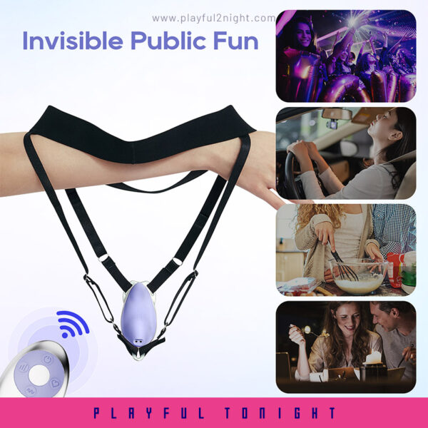 Kisstoy - Viosecret Wearable Clitoral Spot Vibrator with BDSM Bondage - Image 3