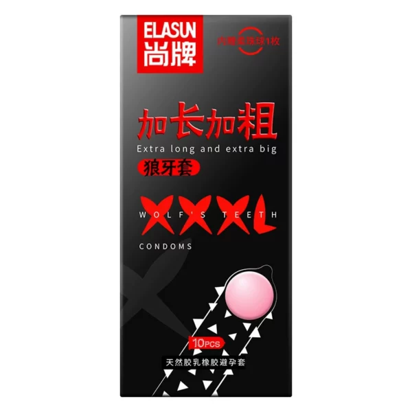Big Bad Wolf Spike with Soft Bead Condom (10pcs) - Image 3