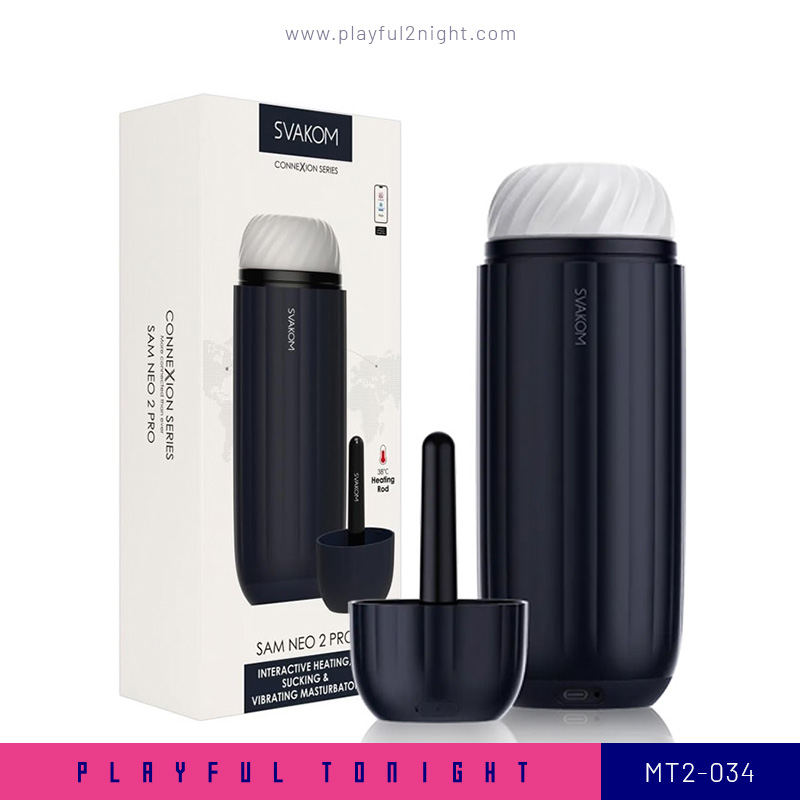 svakom sam neo interactive suction & vibration masturbator SVAKOM Sam Neo Interactive Powerful Thrusting Masturbator 6959633111253|  eBay
