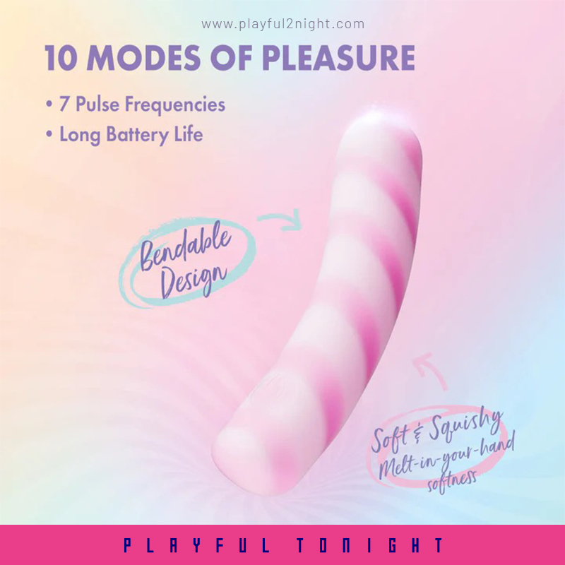 Blush | Play With Me | Sugar Crush 4 Inch Silicone Bullet Vibrator – USB Rechargeable Clitoral Nipple Massager - Image 5