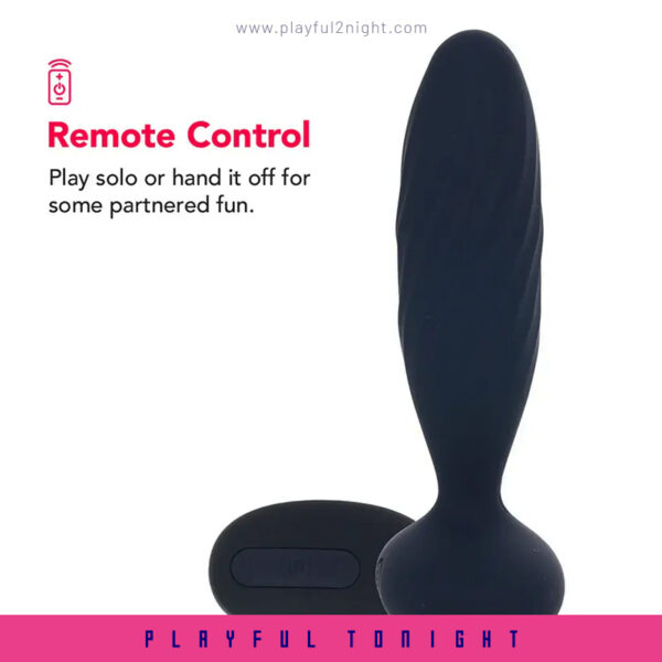 anal steel plug Svakom Jordan Thrusting Anal Vibrator with App Control