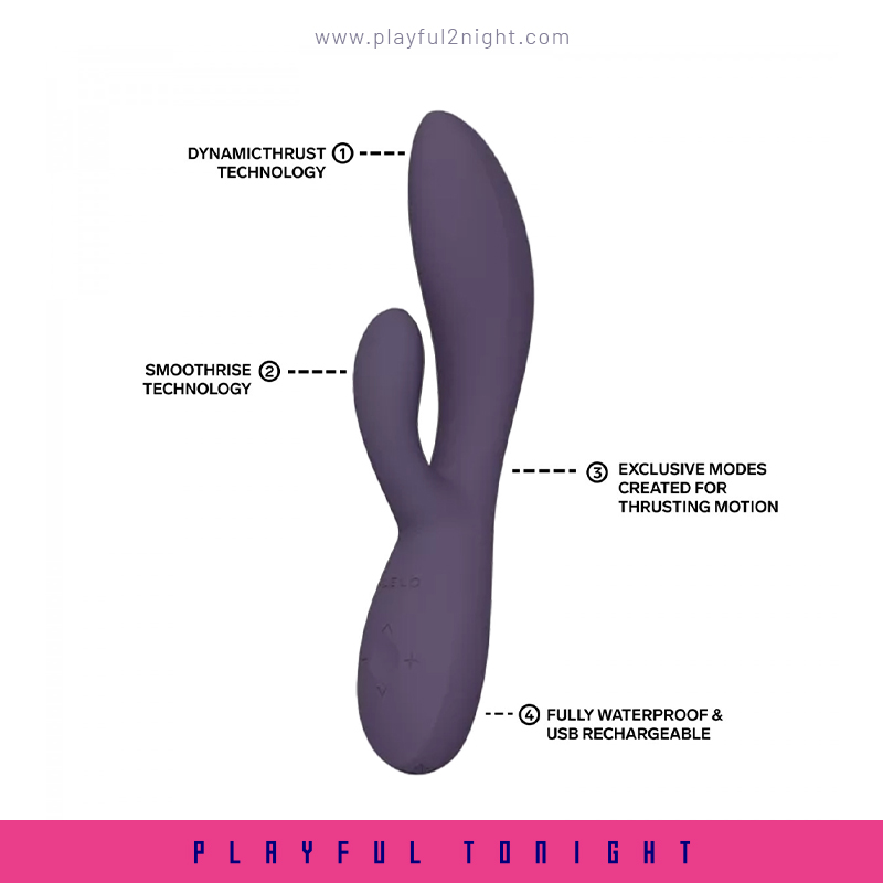 LELO INA Thrust Rabbit Vibrator with App Control - Image 3