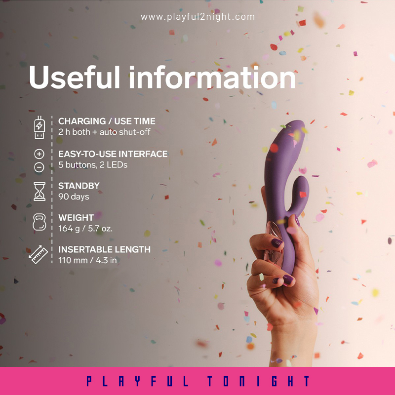 LELO INA Thrust Rabbit Vibrator with App Control - Image 6