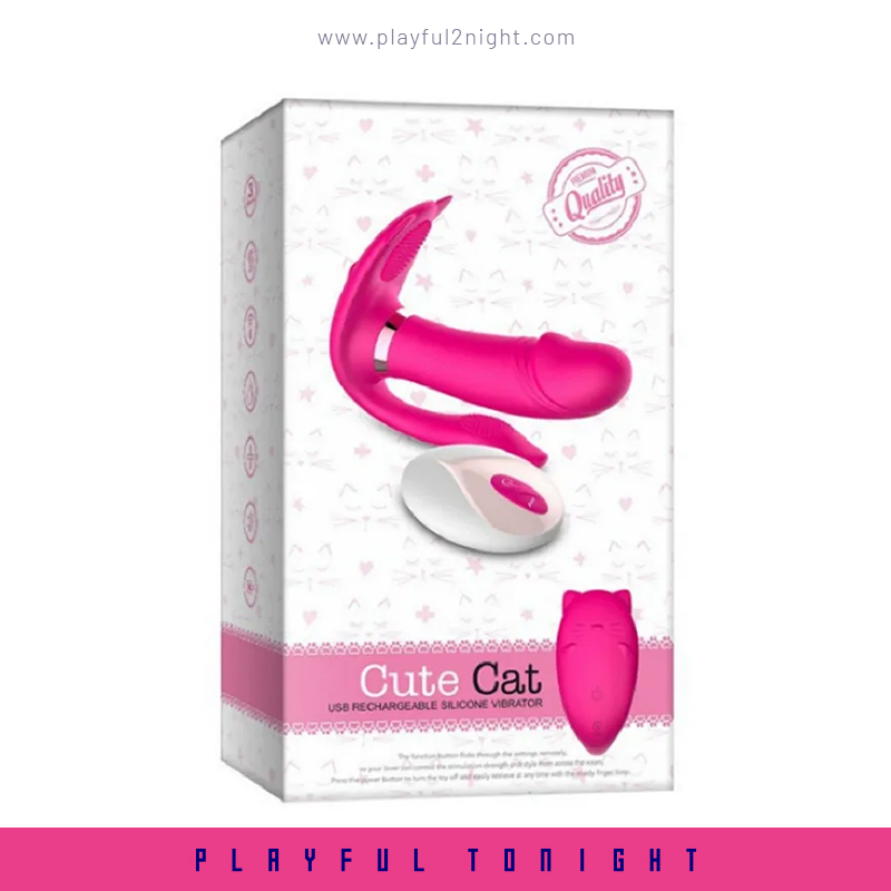 Naughty Kitty Wireless Remote Vibrator Panties - Image 2
