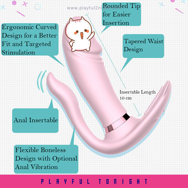 Naughty Kitty Wireless Remote Vibrator Panties - Image 3