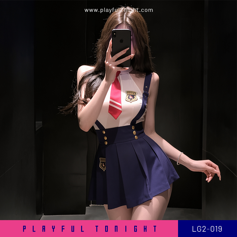 Playful2night Pleated Schoolgirl Fantasy Bodysuit Set_LG2-019