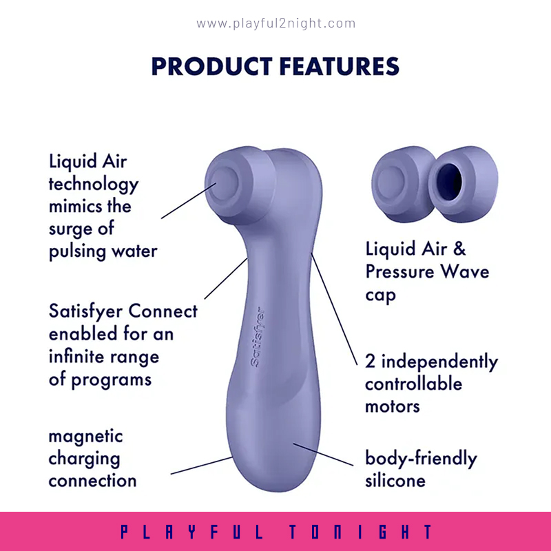 SATISFYER Pro 2 Generation 3 Vibrator Lilac with Connect App - Image 2