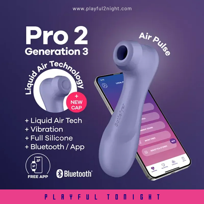 SATISFYER Pro 2 Generation 3 Vibrator Lilac with Connect App - Image 3