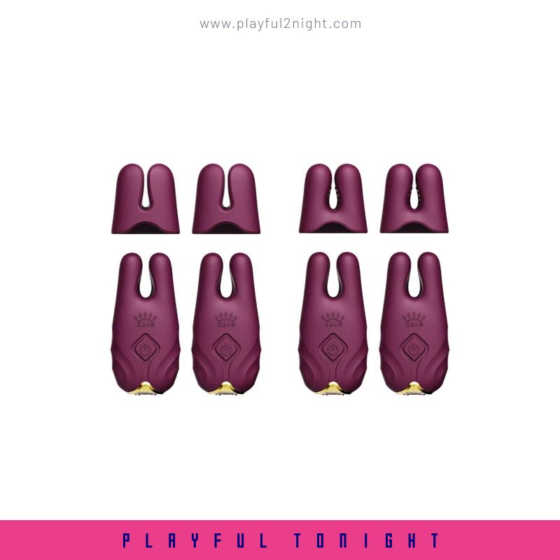 ZALO Nave Vibrating Nipple Clamps With Apps Control - Image 4