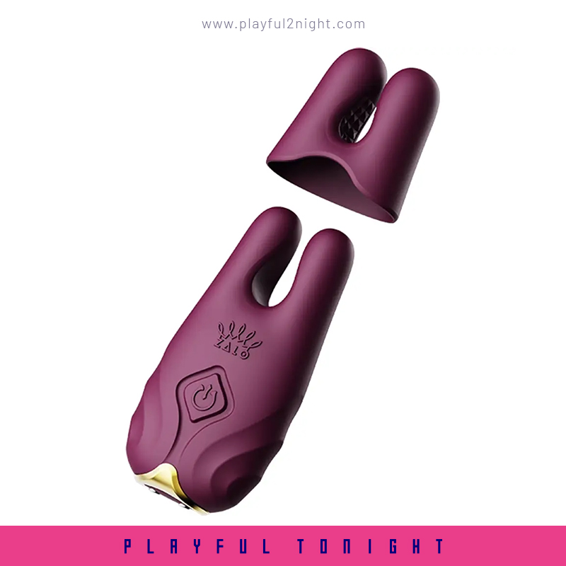 ZALO Nave Vibrating Nipple Clamps With Apps Control - Image 5